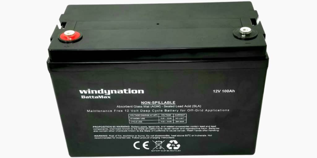 Windynation Agm Deep Cycle Battery